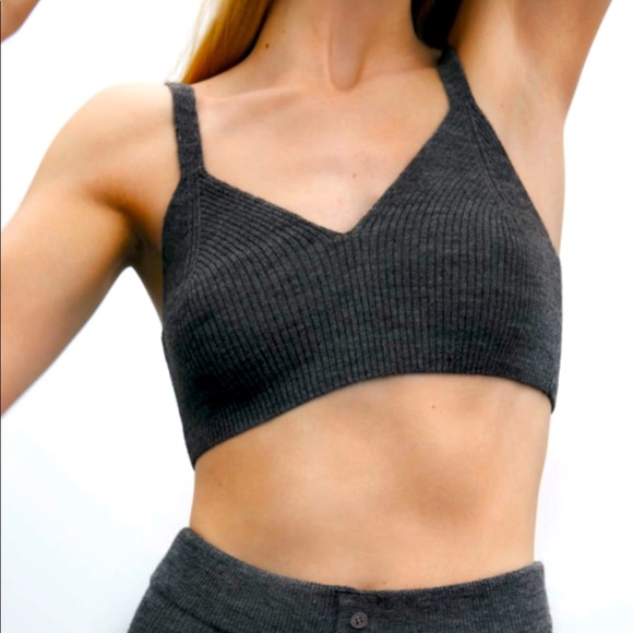 Zara Wool Blend Ribbed Top- brand new with tags! - Picture 3 of 6